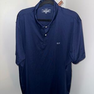 NWOT Vineyard Vines Men's Deep Blue Polo Shirt